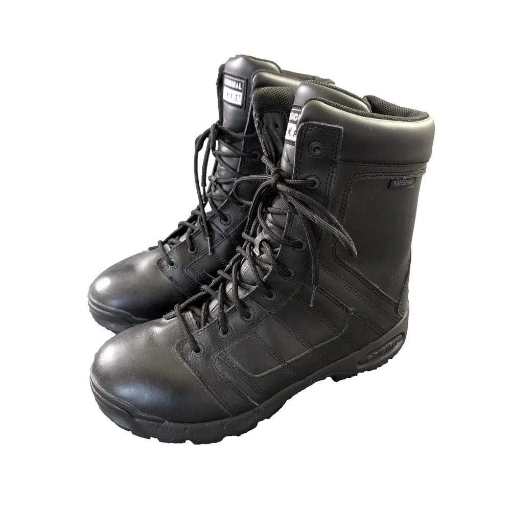 Original SWAT Tactical Boot Mens 13W Black Side Zip Metro Air 9